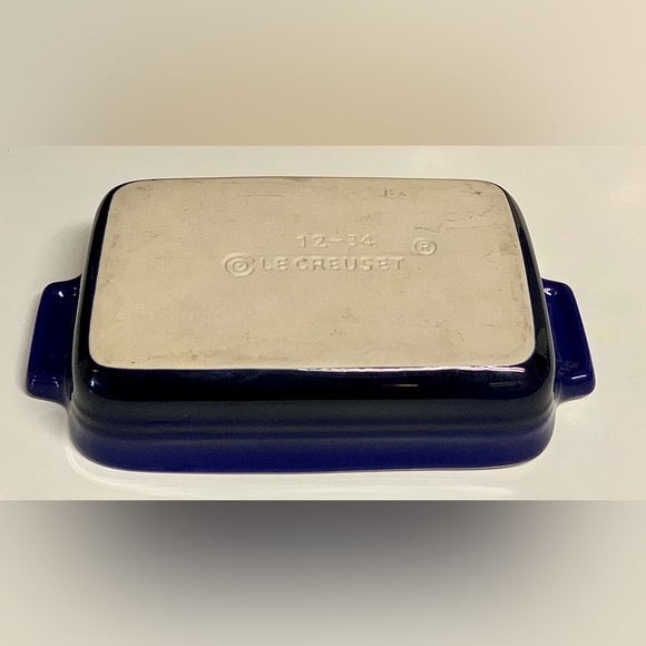 LE CREUSET HERITAGE Stoneware 12-34 Double Handled Rectangular Dish Casserole - Picture 3 of 10